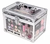 ZMILE COSMETICS Acrylic transparenter Kosmetikkoffer vegane Kosmetik mit Schminke - Make Up Set für unterwegs, zum Reisen und Verschenken