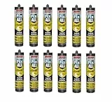 12x Soudal Fix ALL Turbo, Universalkleber, 430g, Kartusche, weiss