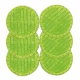 Livington Steam Twister Ersatz Pads - Spar Set - 6 Stück Mikrofaser-Pads für den Steam Twister Dampfreiniger - Duopad-System - Für alle Böden und Oberflächen