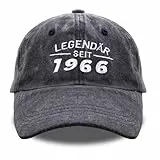 Belillpipi 60 Geburtstag Mann, Geschenk zum 60. Geburtstag Mann, Legendär seit 1966 Baseball Cap für Männer, Geburtstagsgeschenk für Vater, Opa, Ehemann, Freund, Vatertagsgeschenk