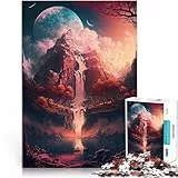 Puzzle für Erwachsene 1000 Teile Wasserfälle Spielzeug Lernspiele Stressabbau Trainieren Sie Ihr Gehirn und Ihre Hände für Teenager ab 14 Jahren 26x38cm
