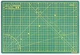 Elan Schneidematte A3 Grün, 5-lagige Schneidematte 30x44 Selbstheilend, Bastelunterlage Schnittfest A3, Cutting Mat 30x44, Schneideunterlage Basteln