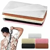 Aomig Afrikanischer Netz Schwamm 5Pcs Badeschwamm Duschschwamm Körper Wäscher Bath Shower Luffa Schwamm Rückenschrubber Körperpeeling Netz Peeling Schwamm Body Scrubber Damen Herren Kinder 30*80cm (C)