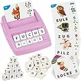 Joozmui Buchstaben Lernen Spiele, Mädchen, Junge Kinderspielzeug ab 3-6 Jahre Montessori Spielzeug ab 3-8 Jahre Geschenk Einschulung