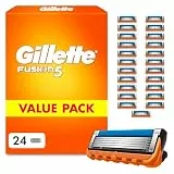 Gillette Fusion 5 Klingen Herren, 24 Original Rasierklingen, Orange