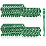 GDPLAN Pflanzenclips Pflanzenklammern für Rankhilfe Tomaten, Rosen, Gurken und andere Rankpflanzen – Besonders einfache Rankhilfe für Pflanzen (30Große+30Klein+15 Binder)…