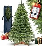 Amari ® Naturgetreuer Künstlicher Weihnachtsbaum 220cm - Tannenbaum Künstlich Christbaum Christmas Tree - Künstliche weihnachtsbäume - Faltbarer Weihnachtsbaum Künstlich