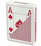 Copag 104009325 22564061 Plastik Poker Jumbo Face, rot
