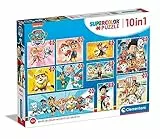 Clementoni - 20270 - Supercolor Puzzle 10 In 1 Paw Patrol - Kinderpuzzle 10 in 1 (3x18, 4x30, 2x48 und 1x60 Teilen) - Puzzle Für Kinder Ab 4 Jahren, Made In Italy