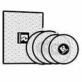 5 Stück Induktionsmatte | Silikon-Induktionskochfeld Schutzmatte | Herdabdeckplatte | 230°C (450°F) hitzebeständig | Verhindert Topfrutschen & Kratzer (5 weiß| 2x20cm+1x24cm+28cm +1x26x35cm)