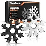Hinshark Geschenke für Männer, 18 in 1 Schneeflocken MultiTool, Männergeschenke, Geschenke für Papa, Geburtstagsgeschenk Gadgets Weihnachtsgeschenke Adventskalender Füllung für Männer
