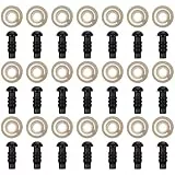 Supvox 100 Stück Sicherheitsösen mit Unterlegscheiben, 5 mm, für das Herstellen von Puppenspielzeug, Puppenbären, Plüschtieren und Handpuppen