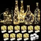 WEARXI Lichterkette Batterie, 10 Stück 2M 20 Mini LED Lichterkette mit Batterie, Lichterkette Innen, LED Lichterketten Batteriebetrieben, Lichterketten für Zimmer Deko, Hochzeitsdeko, Weihnachtsdeko