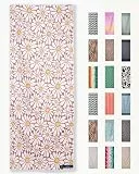 WOODSANDWAVES Strandtuch aus Mikrofaser - schnelltrocknend, leicht, kompakt - 180cm x 80cm - XL Badetuch - Handtuch für Reisen - saugfähig, sandfreies & großes Strandhandtuch (Flower Breeze, L)