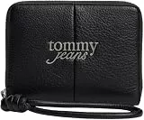 Tommy Jeans Damen Geldbörse Bold mit Handschlaufe, Schwarz (Black), Einheitsgröße