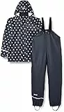 CareTec Baby und Kinder Regenjacke und Regenhose im Set, Dark Navy (778), 140
