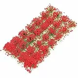 Healifty Modellbau Blumencluster Miniatur Pflanzen Für Feengarten Und Landschaftsgestaltung Tischdekoration Und Puppenhaus Zubehör 1.5X1X0.5Cm