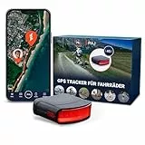 PAJ GPS Tracker Fahrradrücklicht - 4G Echtzeitortung mit Sturzalarm, Streckenspeicher, GPS-Tracker Fahrrad Alarmanlage inkl. eBikes, Geozaun, 100% wasserdicht, bis zu 20 Tage Akku, Straßenzulassung