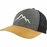 Eisley Unisex Monte Cap Mit UPF50+ Atmungsaktiv & Schnell Trocknend Klettverschluss, Schwarz, Einheitsgröße EU