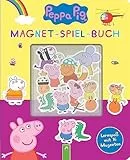 Peppa Pig Magnet-Spiel-Buch: Kreativer Lernspaß mit 16 Magneten für Kinder ab 4 Jahren