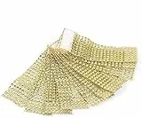 Gold Rhinestone Serviettenringe 8 Rows Chair Sash Ring Diamant Band von Aufrollen Diamant Bogen Unterstützung für Party des Hochzeitsbankett Ereignis Dekorativ 50Pcs