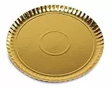 Guardini, Easy Bake Line Tabletts Ø 31 cm, Einweg, Karton, Gold, Made in Italy, 3 Stück