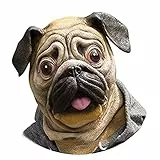 STOBOK Hunde Bulldog Kopfmaske Kostüm Zubehör Erwachsene Foto Requisiten
