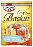 Dr. Oetker Original Backin, 1 x 10er Pack Backpulver, je Tüte 16 g, feines Backtriebmittel zum Kochen und Backen, ideal für Kuchen, Waffeln, Pizza & Co., vegan