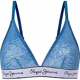 Pepe Jeans Damen Mesh A Bra, Blue (Dulwich Blue), S