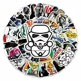 50 Stück Laptop Aufkleber, Wasserfeste PVC-Aufkleber für DIY-Dekoration, Graffiti-Stil Stickers für Autos Motorräder Laptops Fahrräder Skateboards Skier Snowboards Gepäck etc.