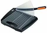 Fiskars Recycelte Hebelschneidemaschine, A4, 30 cm, Schwarz, 1004638