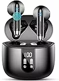 Drsaec Bluetooth 5.4 Kopfhörer, 6D Tiefer Bass In Ear Kopfhörer Kabellos Bluetooth 2026 Neu Kabellose Kopfhörer mit 4 ENC Mic, 56 Std Noise Cancelling Ear Buds, USB-C, IP7 Wasserdicht Sport Ohrhörer