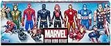 Marvel Avengers Titan Hero Serie Action-Figuren Pack, 7 Action-Figuren (30 cm) und 5 Accessoires