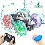 NEXBOX Amphibienfahrzeug Ferngesteuertes Auto ab 4 5 6 7 8 9-12 Jahre RC Auto Car Spielzeug Weihnachten Geburtstags Geschenke Indoor & Outdoor Spiele für Kinder Jungen Strand Wasserspielzeug