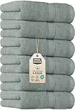 Utopia Towels - Handtücher Set aus Baumwolle - 100% Baumwolle ultraweich und sehr saugfähig, 41x71 cm - 6er Pack (Kühl Grau)