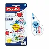 Tipp-Ex Korrekturroller Mini Pocket Mouse, 6m x 5mm, Ideal für das Büro, das Home Office oder die Schule, 3 Stück (1er Pack)