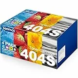 SODFACE CLT-P404C 404S Toner Kompatibel für Samsung CLT-K404S für Xpress C480FW C430W C48X C480W C430 C480 C480FN C43X CLT-K404S CLT-C404S CLT-Y404S CLT-M404S (Schwarz Cyan Gelb Magenta, 4er-Pack)