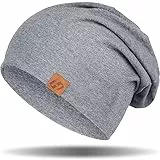 HASAGEI Mütze Damen Leicht Weich Unisex Slouch Beanie Elastisch Mütze Herren für alle Jahreszeiten