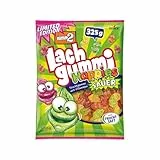 nimm2 Lachgummi Happies Sauer – 1 x 325 g – Saure Fruchtgummis in sechs Geschmacksrichtungen – Süßigkeit mit Fruchtsaft und Vitaminen – Limited Edition