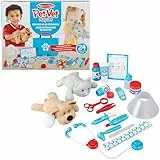 Melissa & Doug - Tierarzt Spielset, 24-teilig, mit Plüschhund und -Katze, vielen Instrumenten und Arzt-Zubehör, für fantasievolles Rollenspiel, ab 3 Jahren
