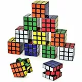 Willingood Mini Zauberwürfel Set, 12 Stück 3 * 3 * 3cm Magic Würfel Party Mitgebsel Kindergeburtstag Gastgeschenke für Weihnachten Reisespiele Geburtstag Mädchen und Jungen Klein Magic Cube