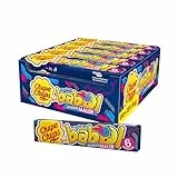 Chupa Chups Big Babol Zungenmaler, Theken-Display enthält 20 Stangen Kaugummis mit Frucht-Geschmack, für große Kaugummi-Blasen, 20 x 27,6g