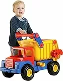 WADER Truck No. 1 Lastwagen LKW Kipper mit Gummireifen
