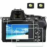ULBTER Displayschutz Schutzfolie für Nikon Z5 II Z50 II Zf Z5 Z6 Z7 Z6 II Z7 II Z8 Z9 Z5 z f Z50II Kamera & Blitzschuh-Abdeckung Display schutz folie 9H Härte LCD Gehärtetes Glas -[3+2 Stück]
