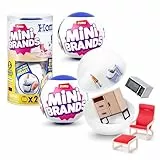 Mini Brands Home von ZURU 2er-Pack, Überraschungskapsel, Miniaturspielzeuge für das Puppenhaus, großartige Geschenke für Mädchen und Kinder