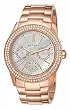 Esprit Damen-Armbanduhr Peony Analog Quarz ES103822014 Rose gold