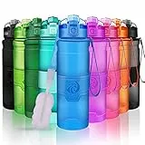 ZORRI Sport Wasserflasche-Trinkflasche Bpa Frei Sportflasche, Blau, Gr.- 700ml-24oz