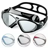 Winline Schwimmbrille Erwachsene Kinder Anti Fog Ohne Leakage deutlich Anblick UV Schutz, Professional Schwimmbrille für Herren Damen Jungen Mädchen