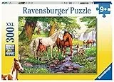 Ravensburger Kinderpuzzle - 12904 Wildpferde am Fluss - Pferde-Puzzle für Kinder ab 9 Jahren, mit 300 Teilen im XXL-Format