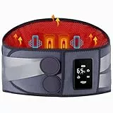 ALLJOY 170CM Wärmegürtel Rücken Heizkissen Kabellos Massagegerät, 5000mAh Heizkissen mit Abschaltautomatik, Wärmekissen für Rücken mit 5 Massagemodi 3 Wärmestufen, Geschenke für Männer Frauen